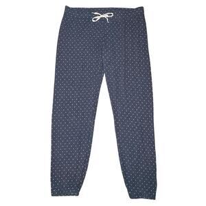 PJ Salvage - Blue & White Pajama Bottoms - Women's XL